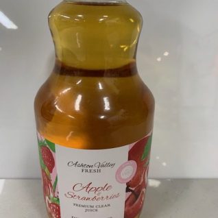 ASHTON VALLEY APPLE & STRAWBERRIES PREMIUM CLEAR JUICE