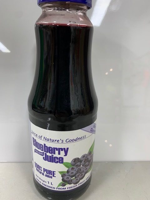 COLD PRESSED BLUEBERRY JUICE
