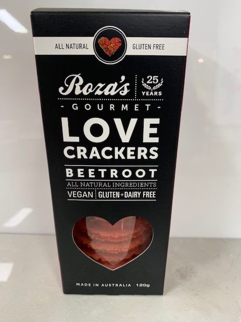 ROZAS LOVE CRACKERS BEETROOT