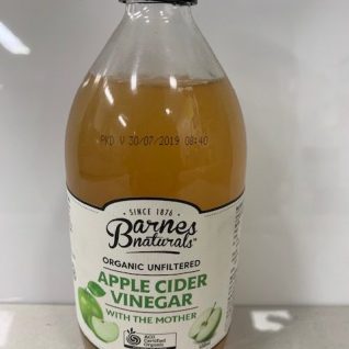 BARNES APPLE CIDER VINEGAR
