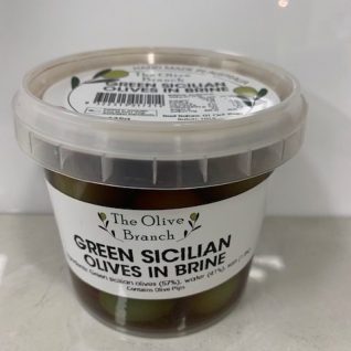 THE OLIVE BRANCH GREEN SICILIAN OLIVES