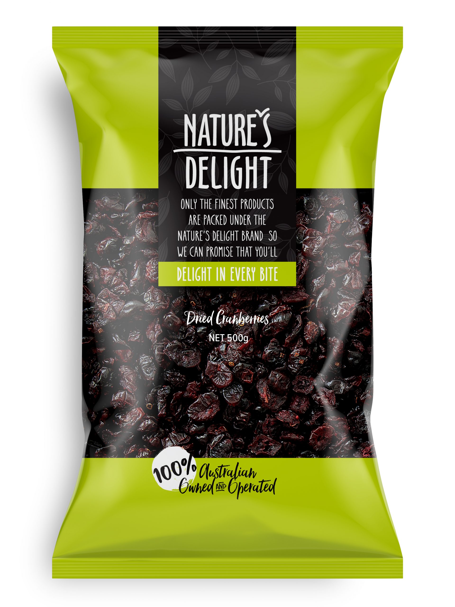 DRIED CRANBERRIES 500G