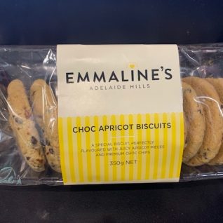 EMMALINES CHOC APRICOT BISCUITS
