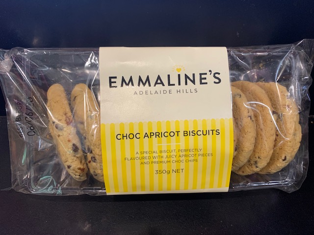 EMMALINES CHOC APRICOT BISCUITS