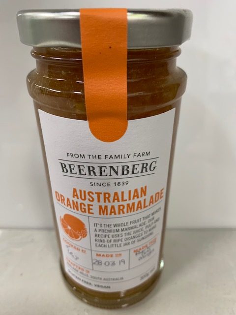BEERENBERG AUSTRALIAN ORANGE MARMALADE